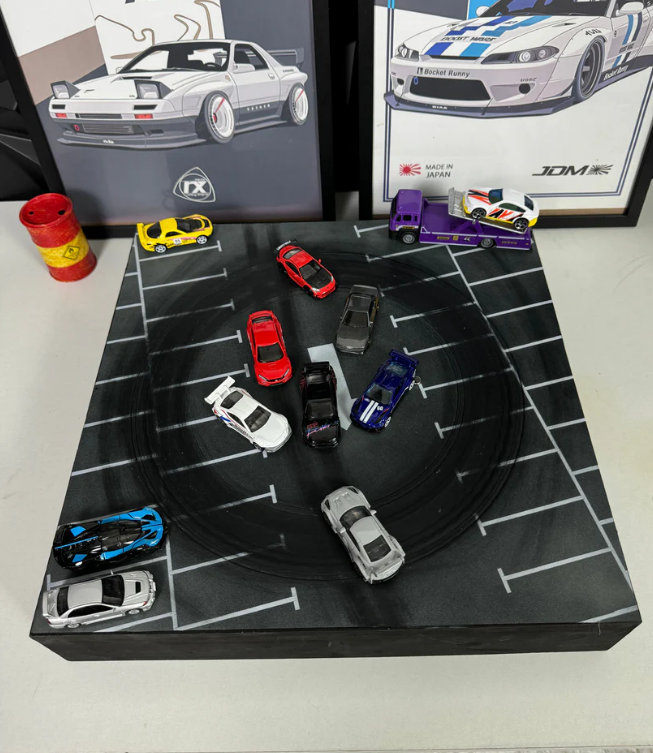 🏎️ Turbo Driftpads | Diecast Model Car Drift Display Stands 🌀