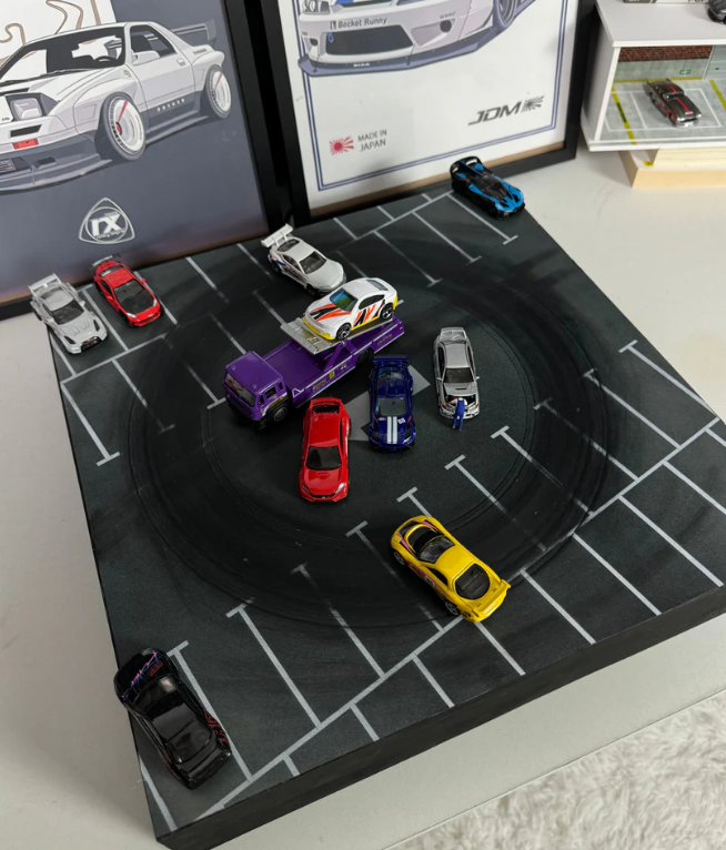 🏎️ Turbo Driftpads | Diecast Model Car Drift Display Stands 🌀