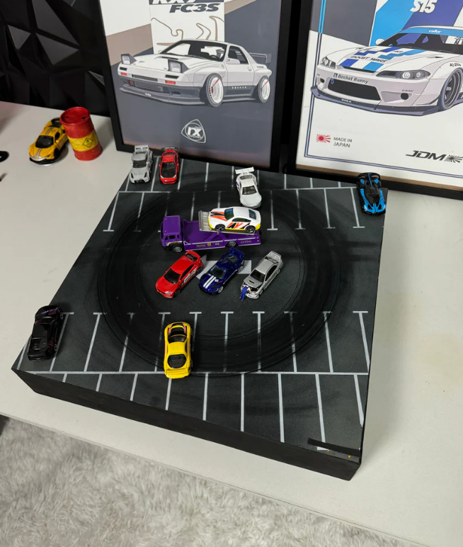 🏎️ Turbo Driftpads | Diecast Model Car Drift Display Stands 🌀