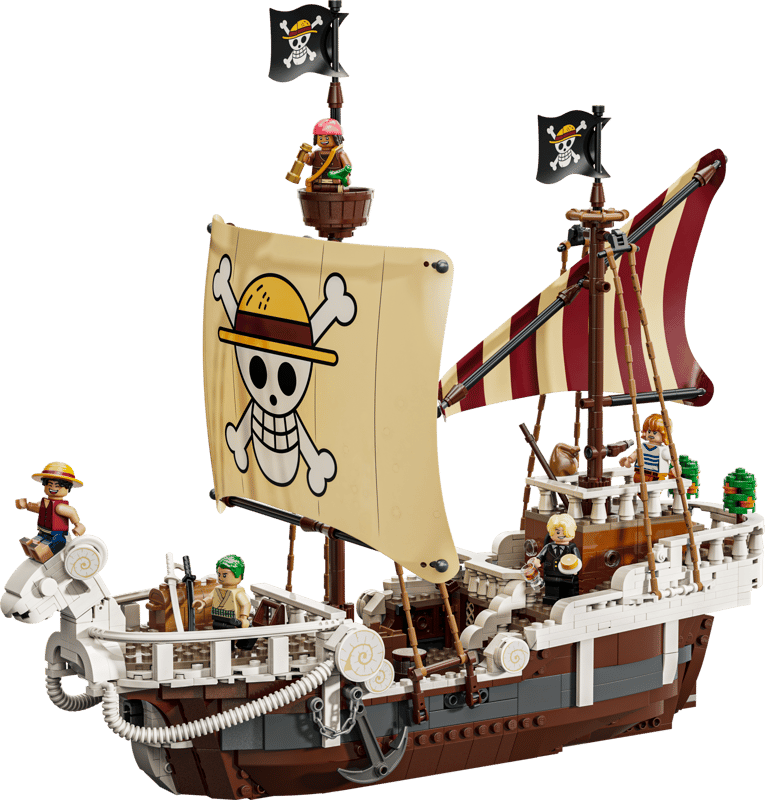 ⚓🏴‍☠️Legendary Pirate Ship Building Set + Acrylic Display Stand