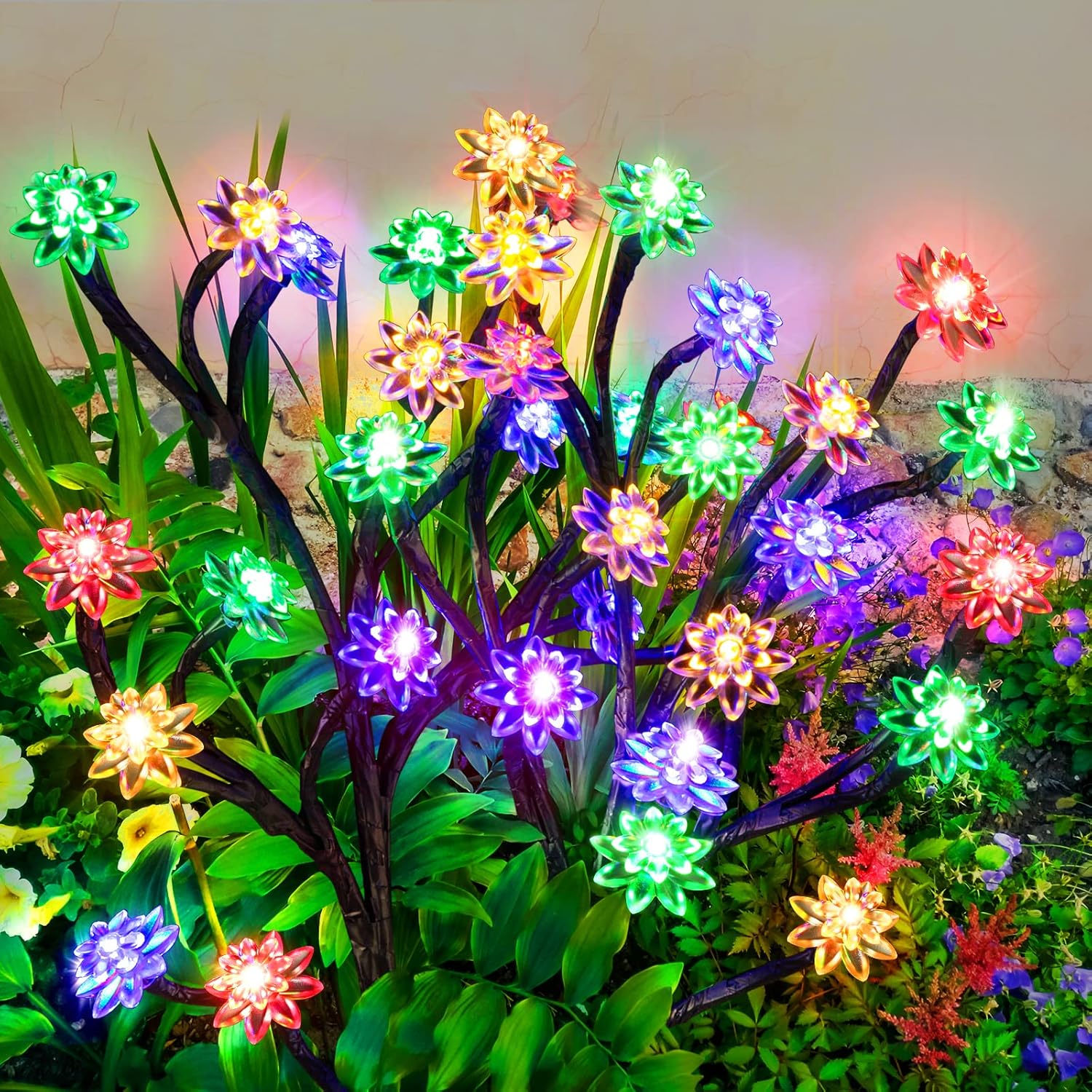 💐 Upgraded Solar Outdoor Light-6 Pack