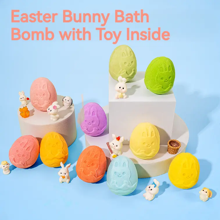 🐰 Easter Mystery Bath Bombs | Scented Fizzies with Surprise Toys 🛁