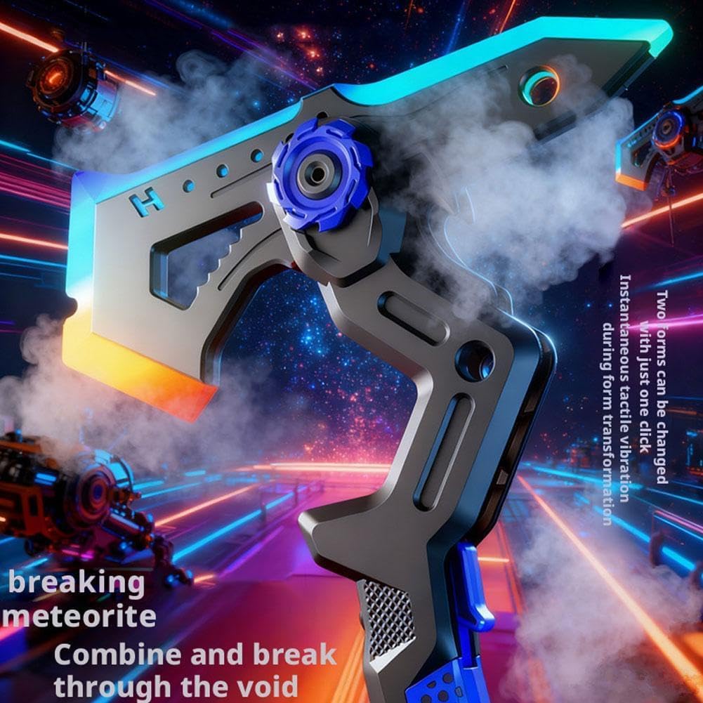 🤖✨Transformable 2-in-1 LED Laser Battle Axe Sci-Fi Prop