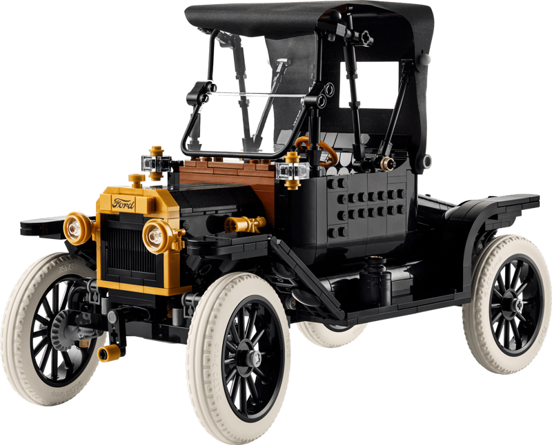 🚗✨ 1910s Vintage Classic Car Adult Model Building Set