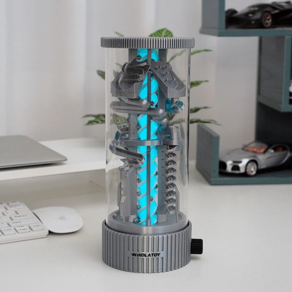 Creative EDC Spinning Pinball RGB Desktop Night Light 🎮💡