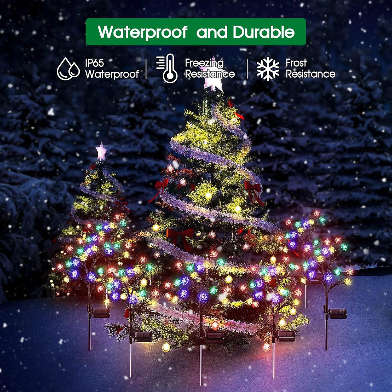 💐 Upgraded Solar Outdoor Light-6 Pack