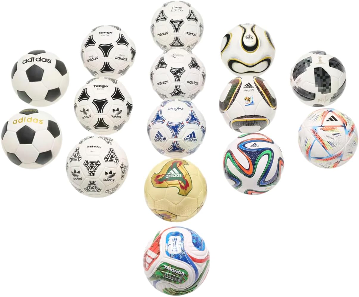 ⚽ World Cup Historical Professional Soccer Ball Set | Limited Edition Collectible 🎁