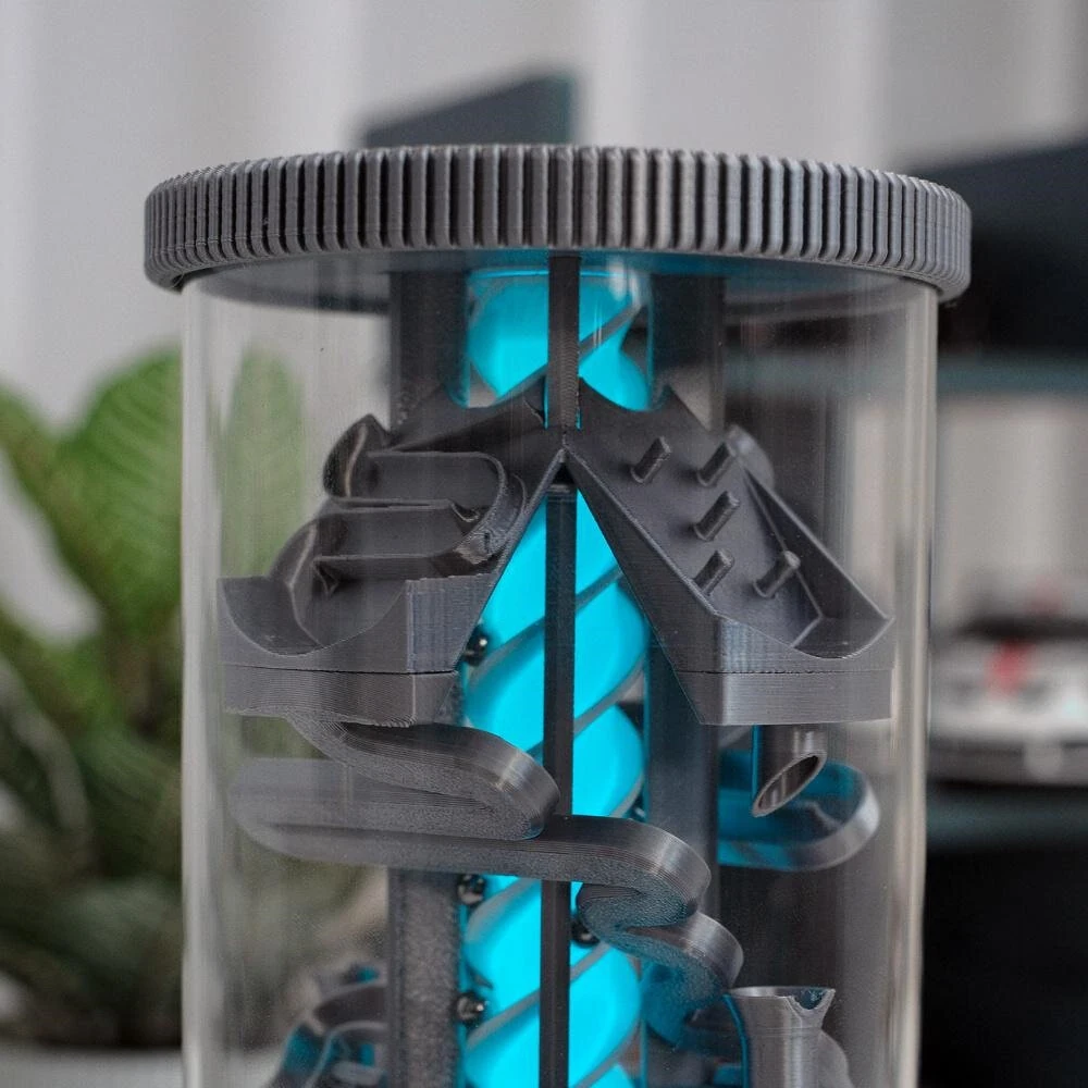 Creative EDC Spinning Pinball RGB Desktop Night Light 🎮💡