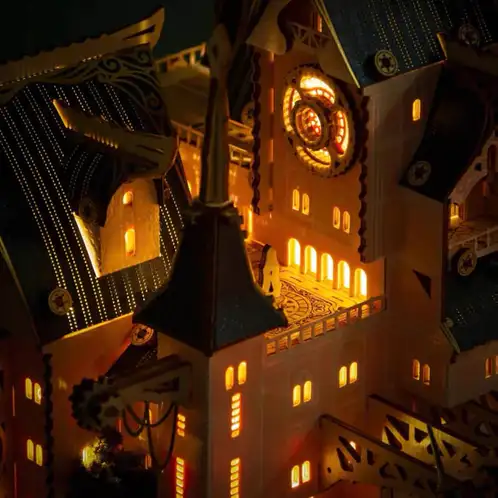 Castle in the Sky DIY Book Nook Kit 🪐☁️