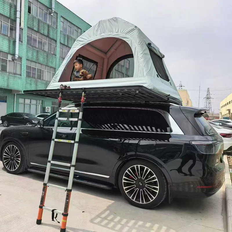 🏕️ 3-in-1 Inflatable Roof Tent | Multi-Scene Outdoor Camping Tent 🚣‍♂️