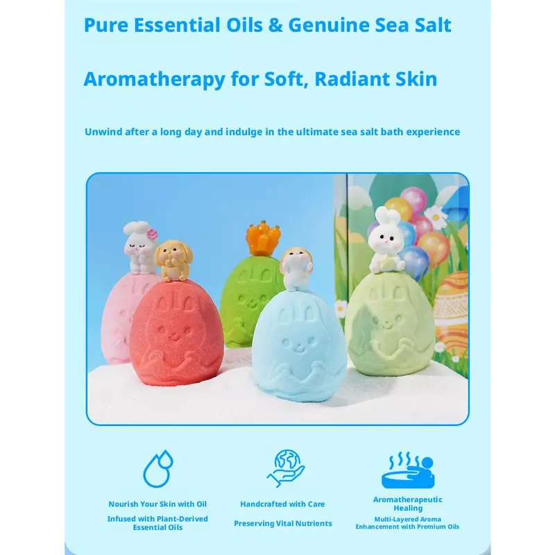 🐰 Easter Mystery Bath Bombs | Scented Fizzies with Surprise Toys 🛁