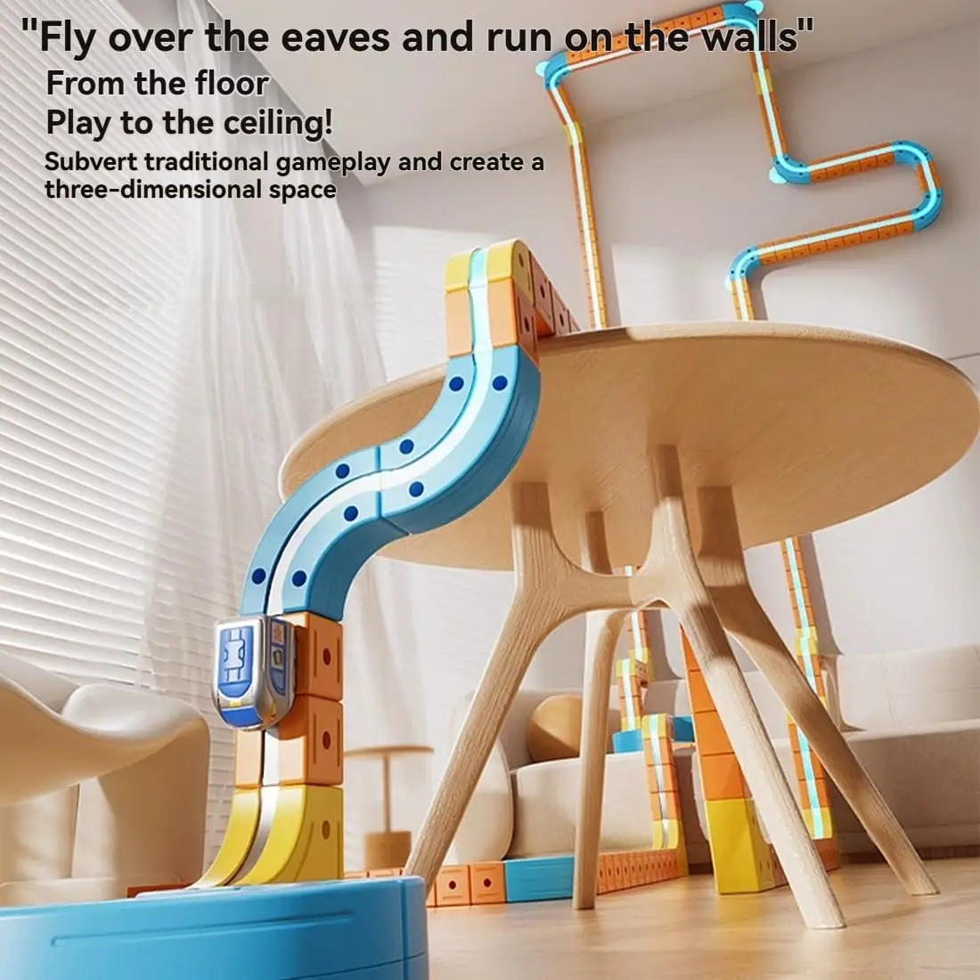 🚂Magic Track Cube Train Playset🧲