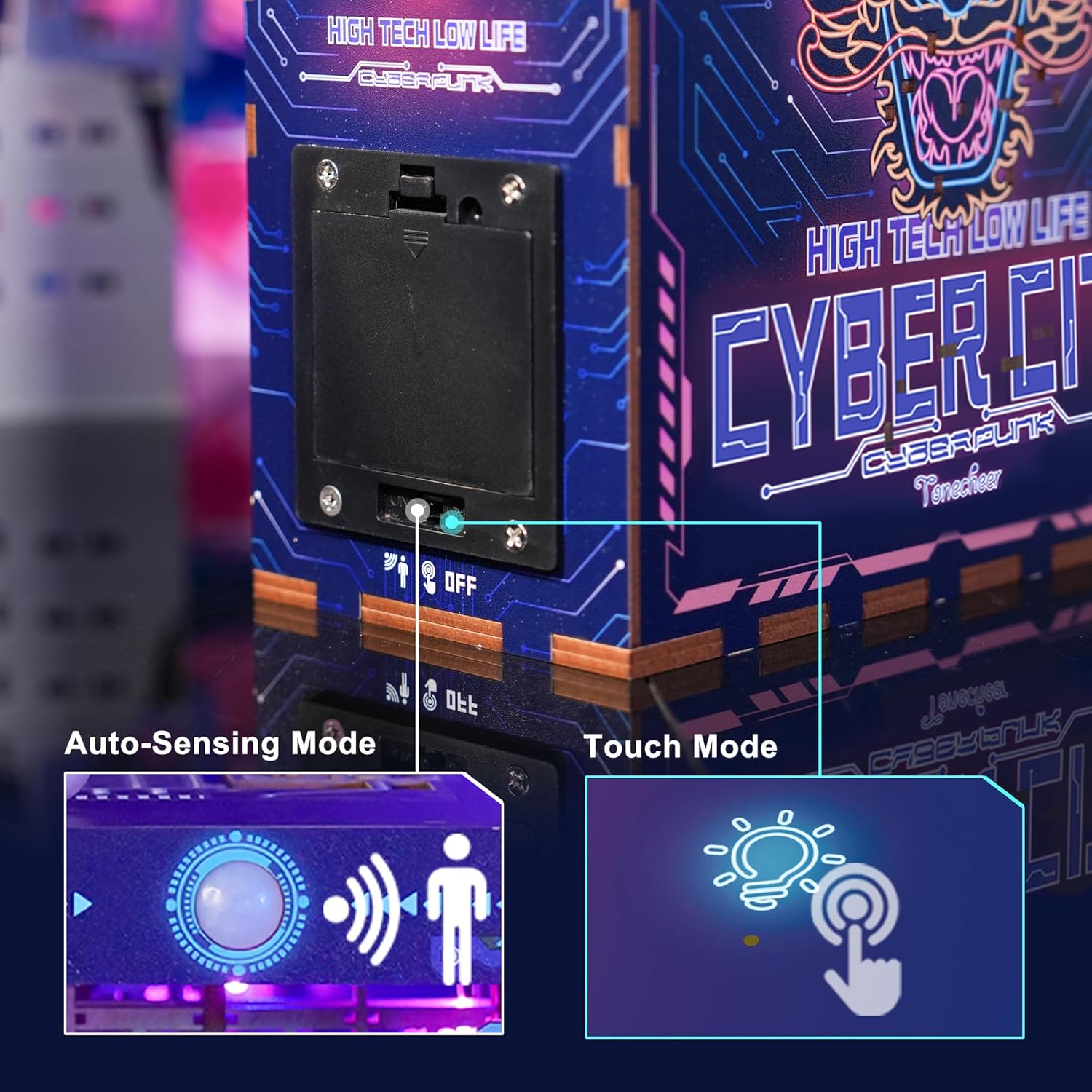 Cyber City DIY Book Nook Kit 🚦🐉