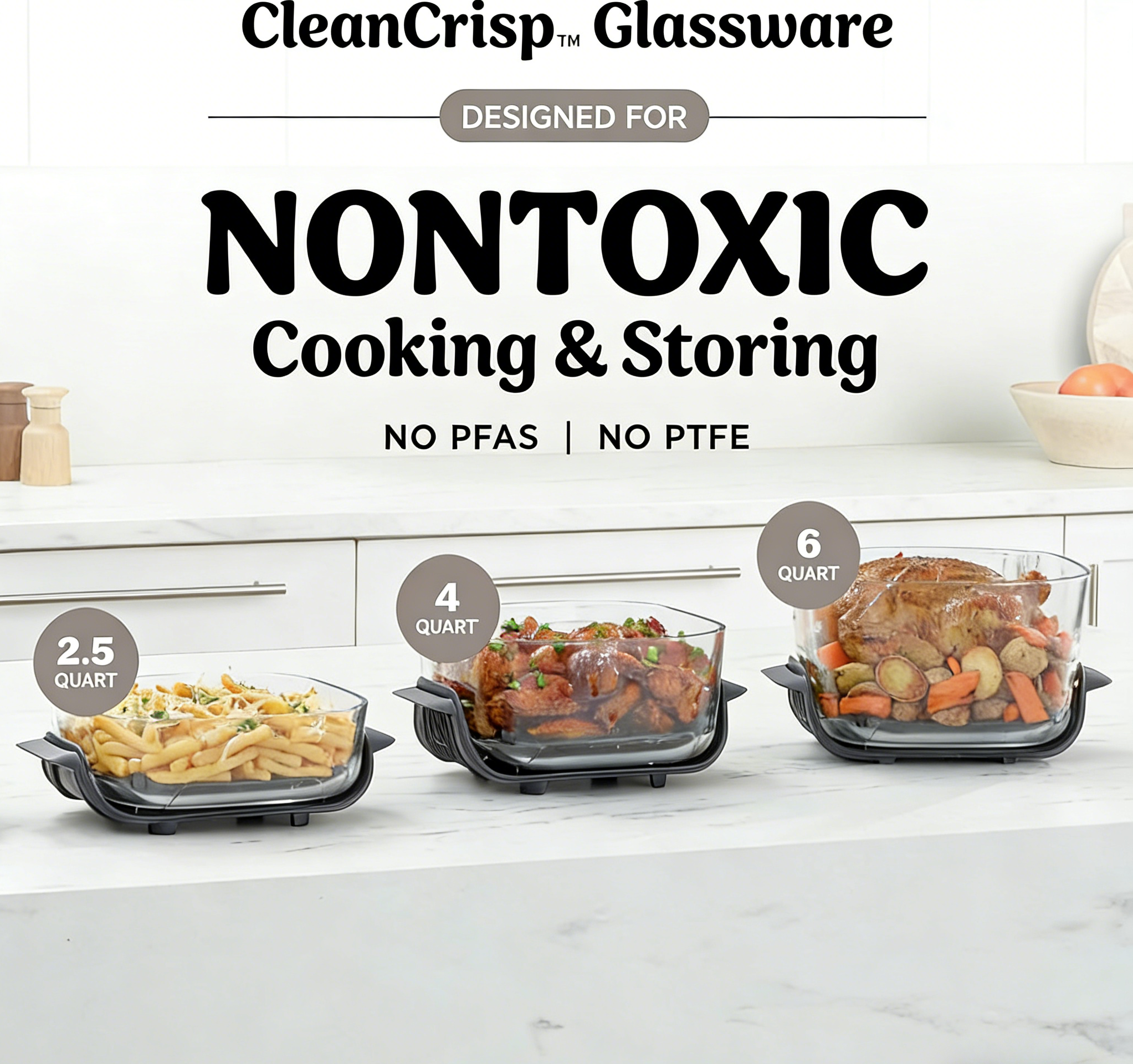 🏠 6-in-1 Glass Air Fryer | Healthy, Versatile Kitchen Essential 🥘