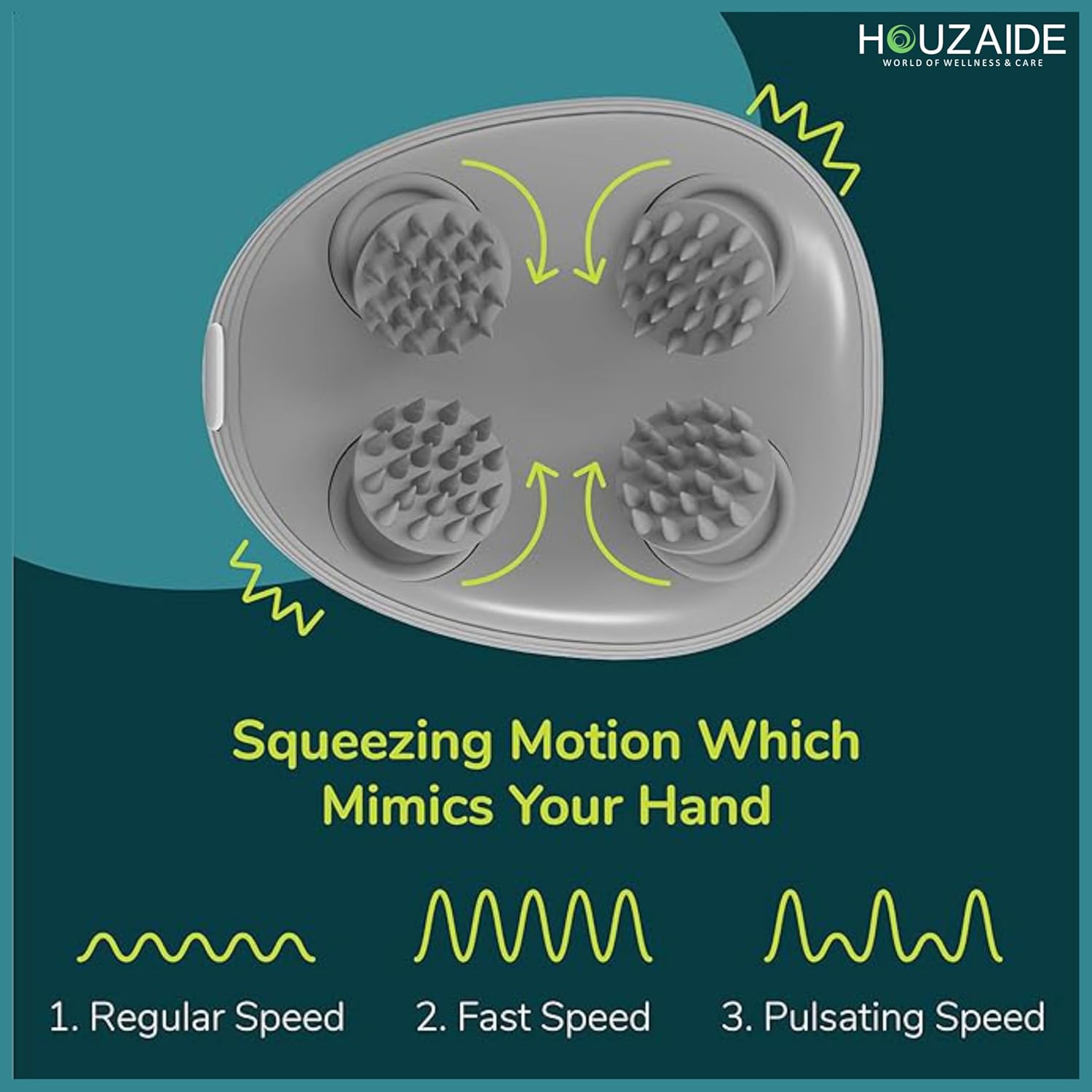 💆♂️ Mini Smart Scalp Massager - Rechargeable Wireless Portable Scalp