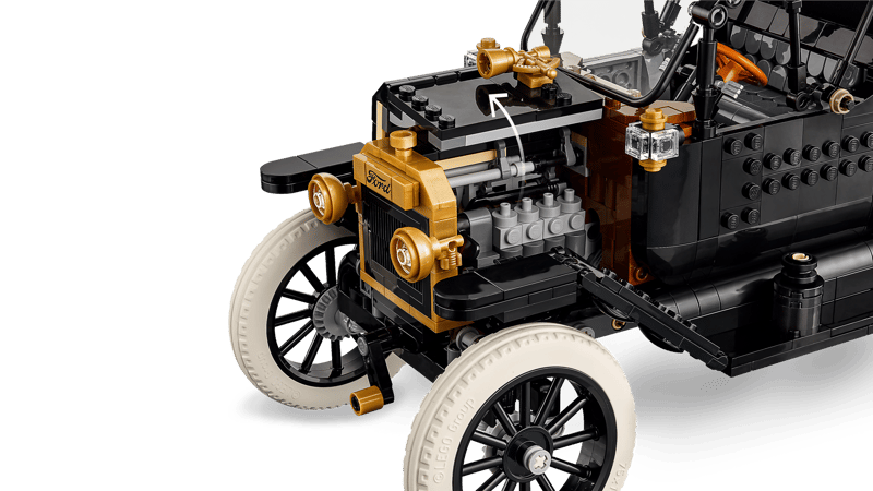🚗✨ 1910s Vintage Classic Car Adult Model Building Set