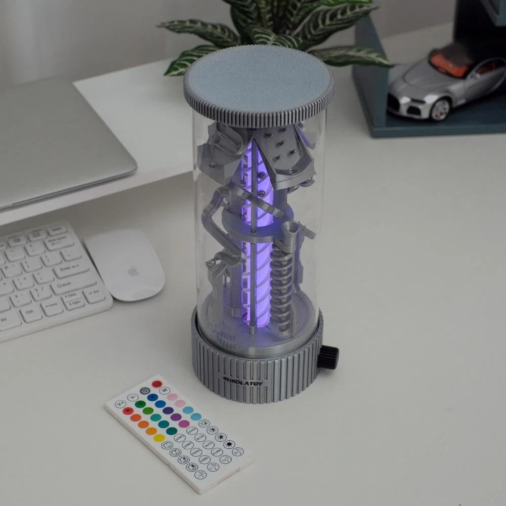 Creative EDC Spinning Pinball RGB Desktop Night Light 🎮💡