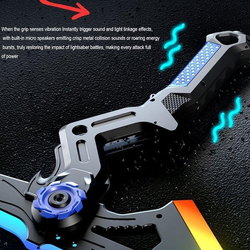🤖✨Transformable 2-in-1 LED Laser Battle Axe Sci-Fi Prop