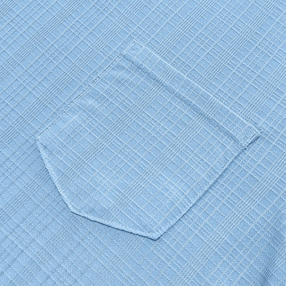 Linen-look Slubbed Loose-fit Breathable Sports Casual V-neck Short-sleeved Top