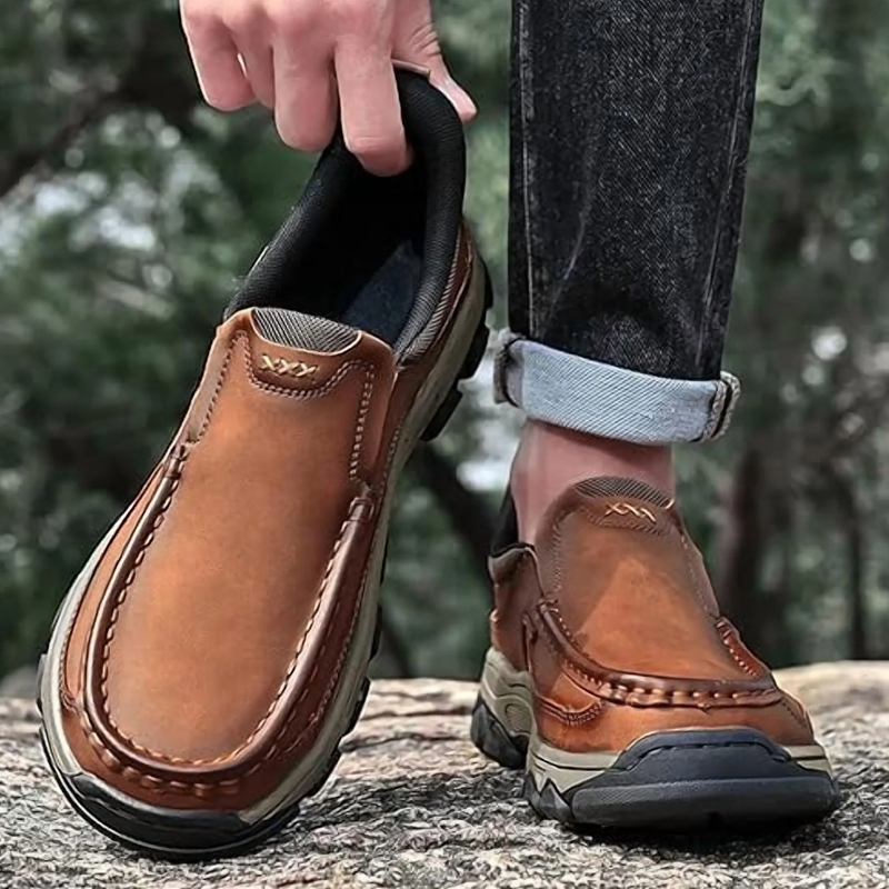 ⏰ Letzter Tag! 70 % Rabatt 🔥 Handgefertigte orthopädische Herren-Wanderstiefel aus Rindsleder