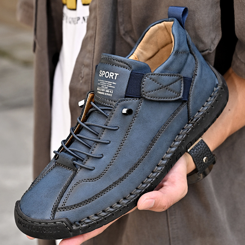 🔥Bestseller 2026💥Herren-Lederstiefel im Mid-Top-Stil