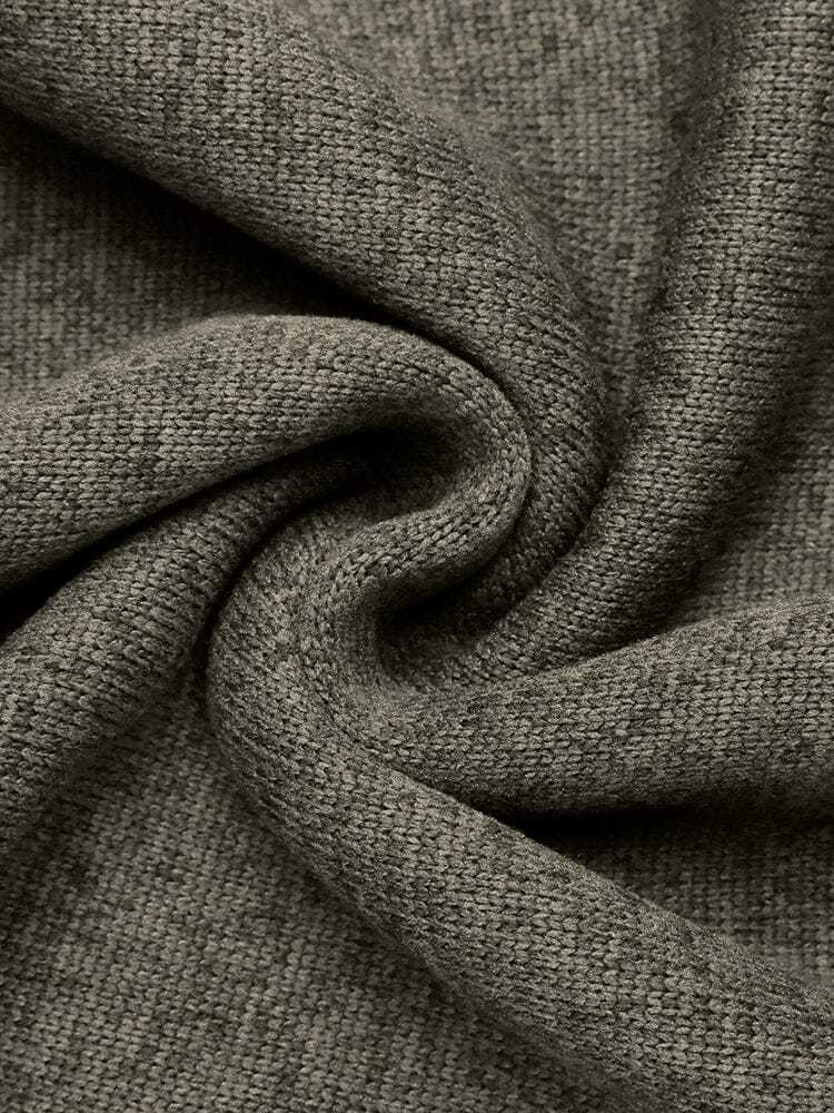 Thermal Fleece Henley Sweatshirt