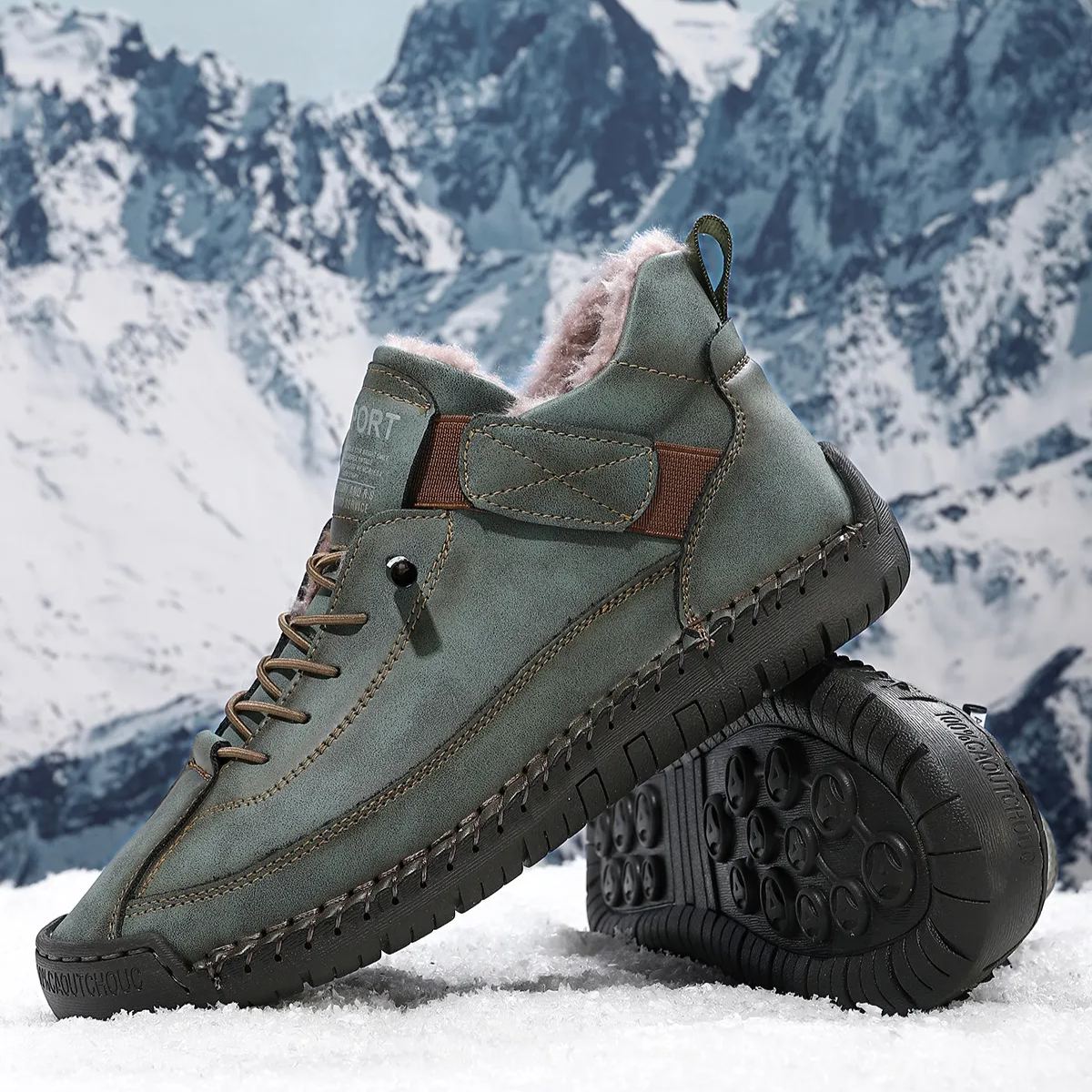 ✨BESTSELLER 2026✨ Unisex Komfortable Orthopädische Schuhe – Wasserdichte, Warm Gefütterte Schneestiefel