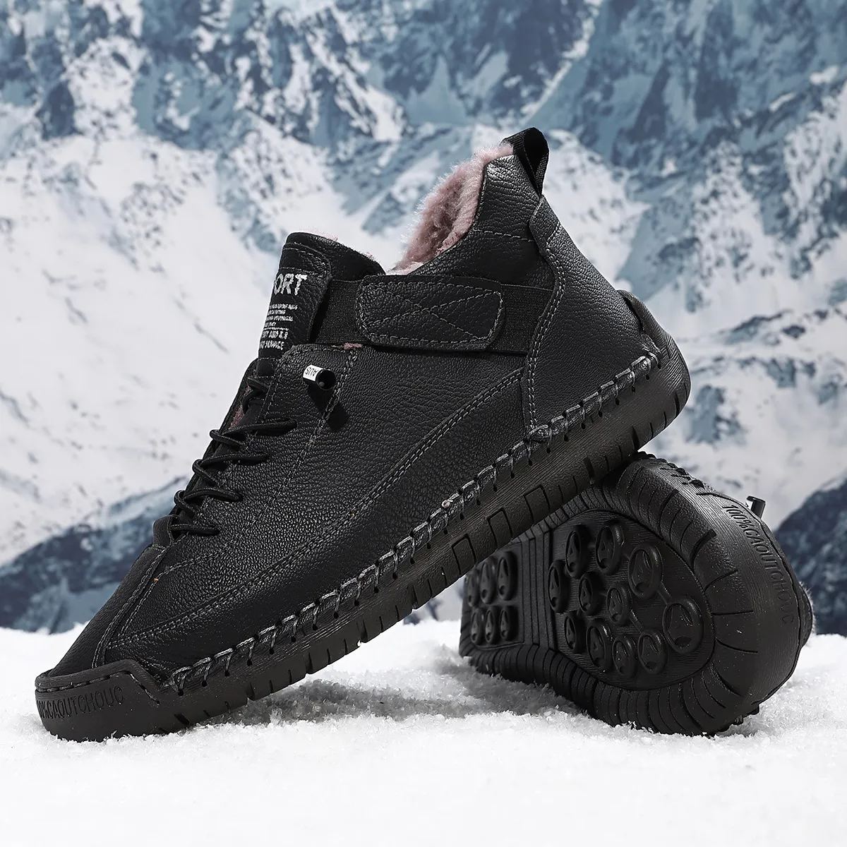 ✨BESTSELLER 2026✨ Unisex Komfortable Orthopädische Schuhe – Wasserdichte, Warm Gefütterte Schneestiefel