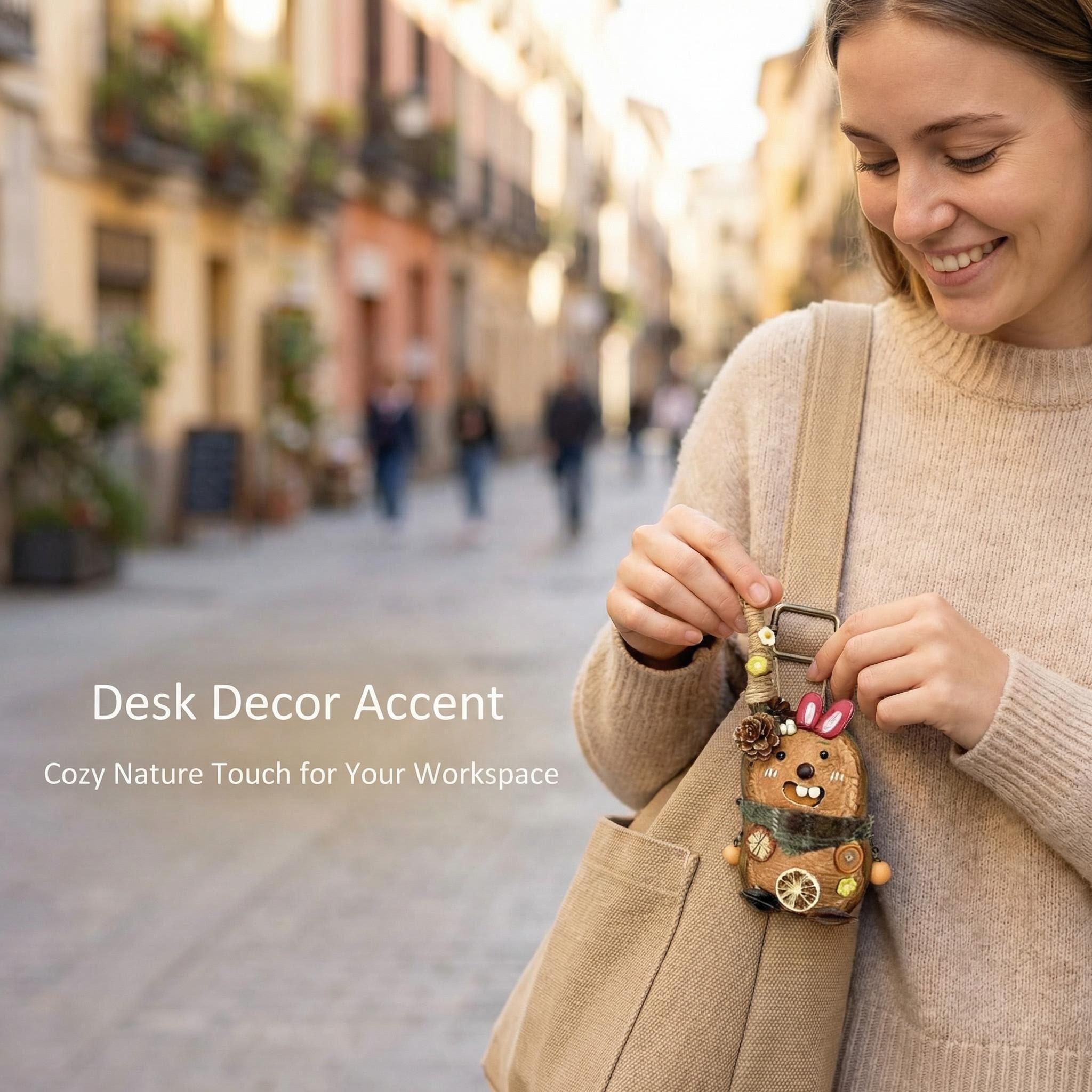 Handmade Natural Seed Bean Pod Dolls - Decor & Accessories