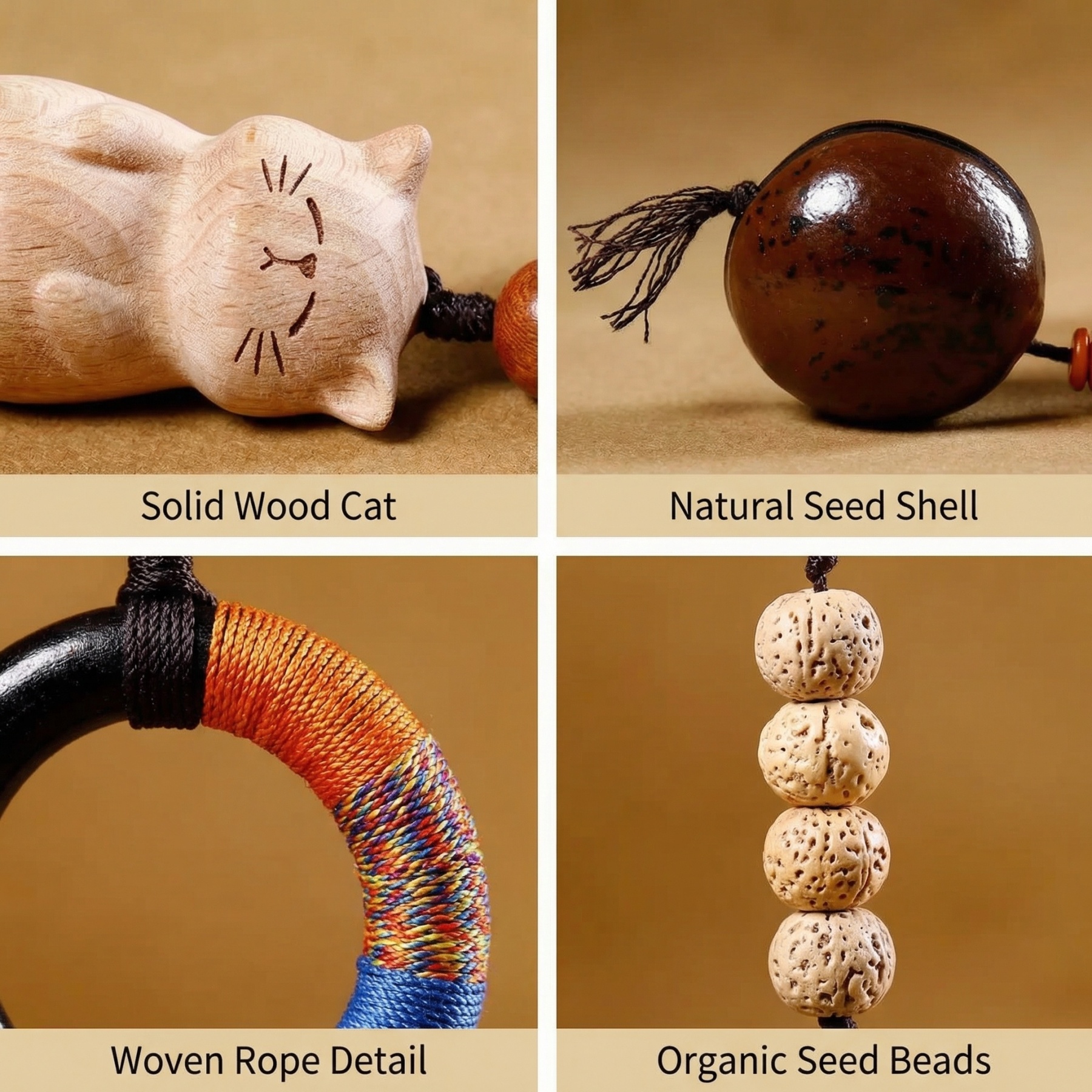Natural Seed Pod Rattle Blessing & Graduation Gift