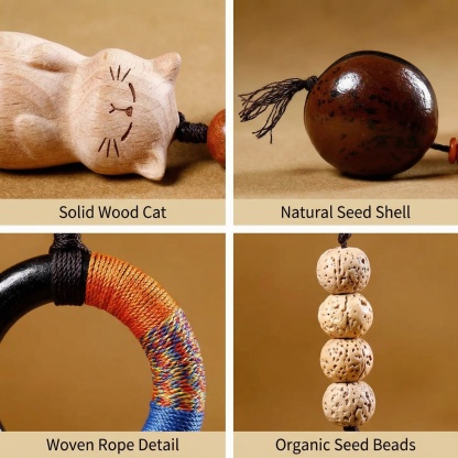 Natural Seed Pod Rattle Blessing & Graduation Gift