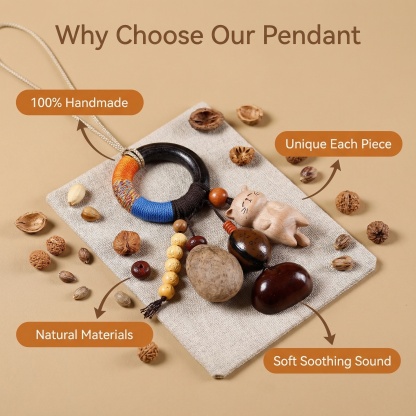 Natural Seed Pod Rattle Blessing & Graduation Gift