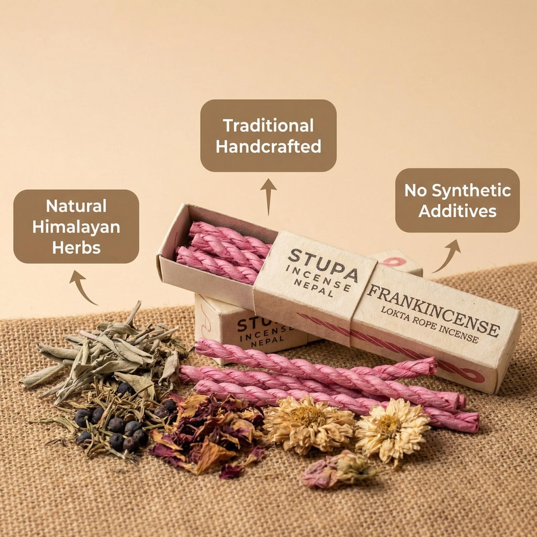 Nepal STUPA Tibetan Incense Cones / Sticks