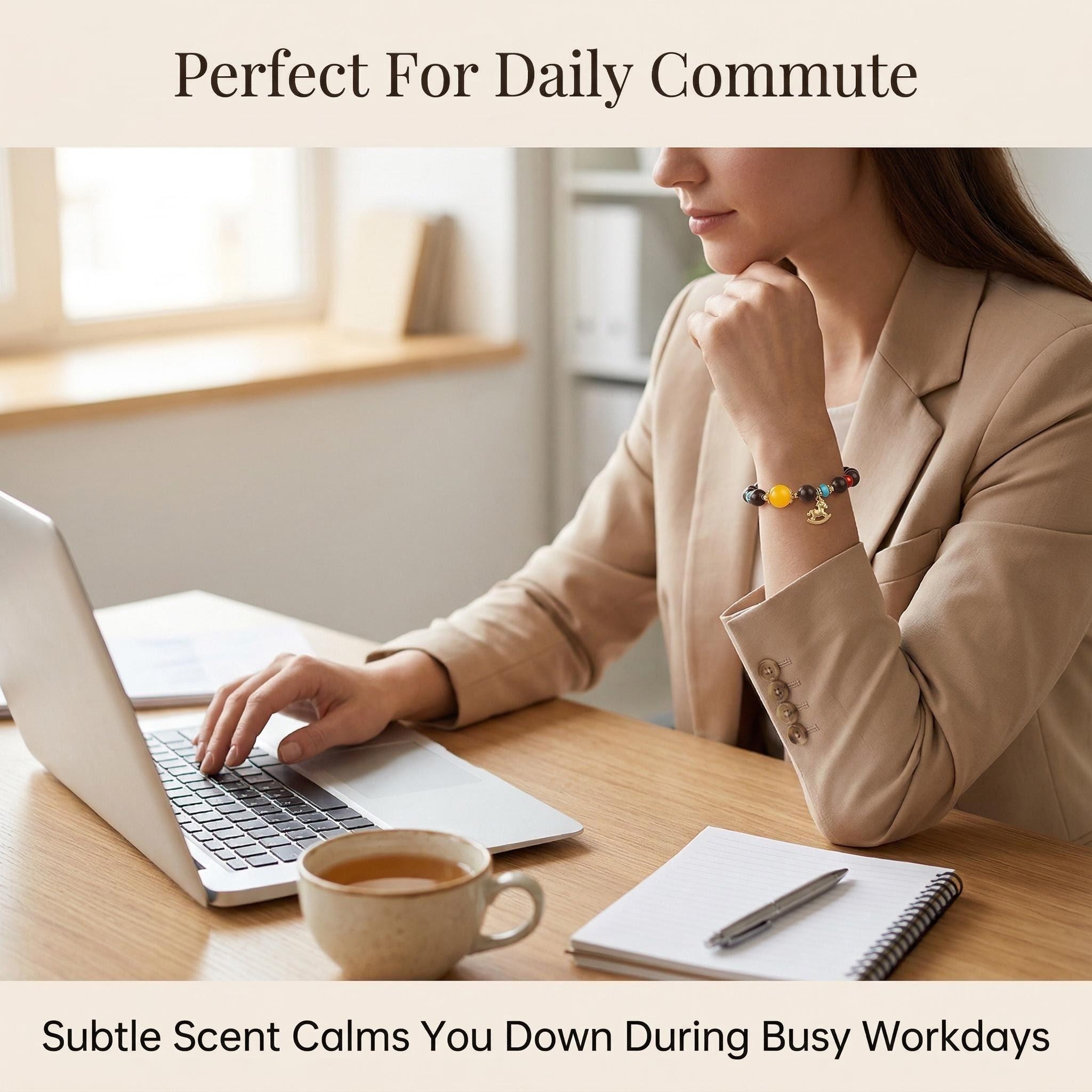 Five Elements Herbal Aromatherapy Prayer Bead Bracelet