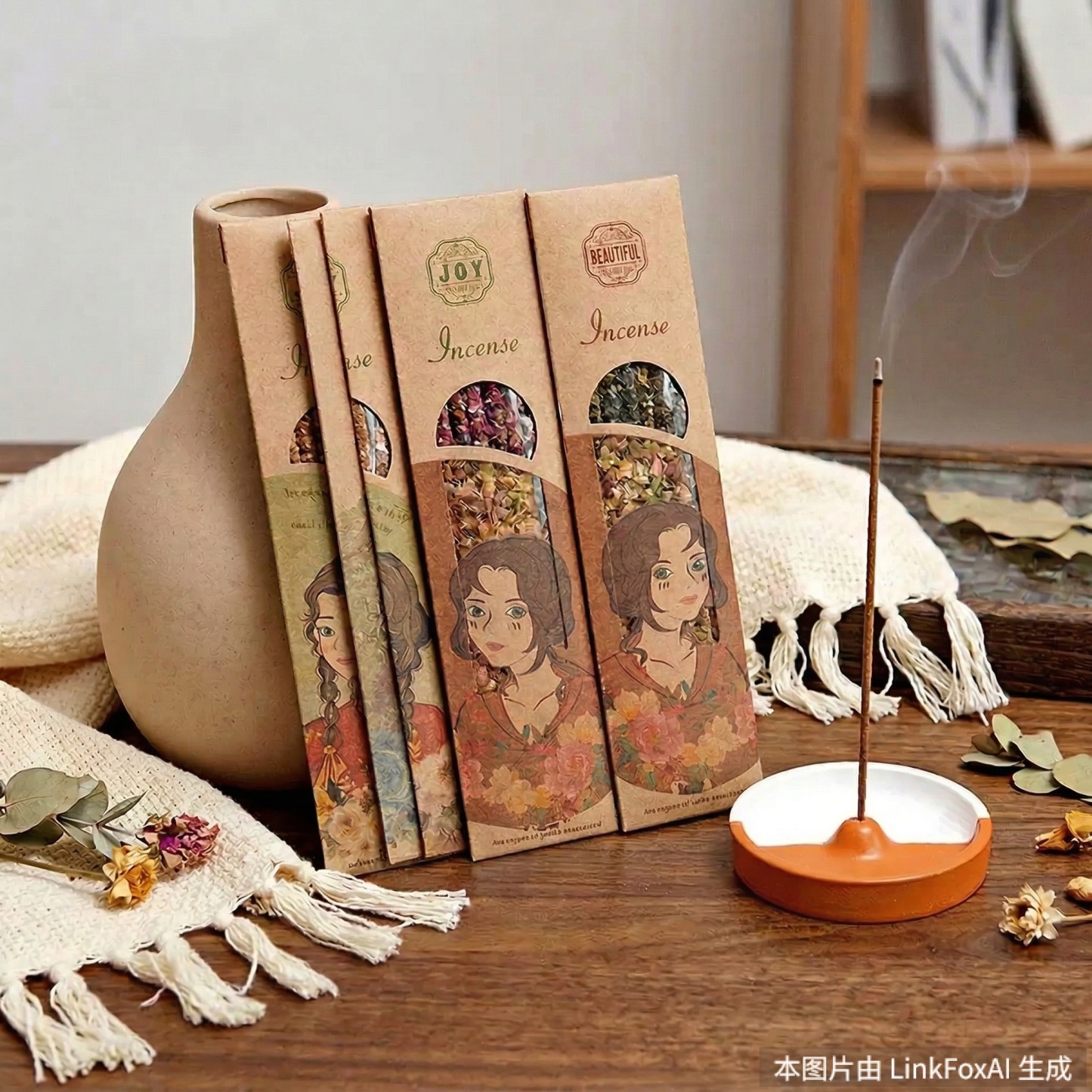 Natural Rose Petal & Osmanthus Incense Sticks