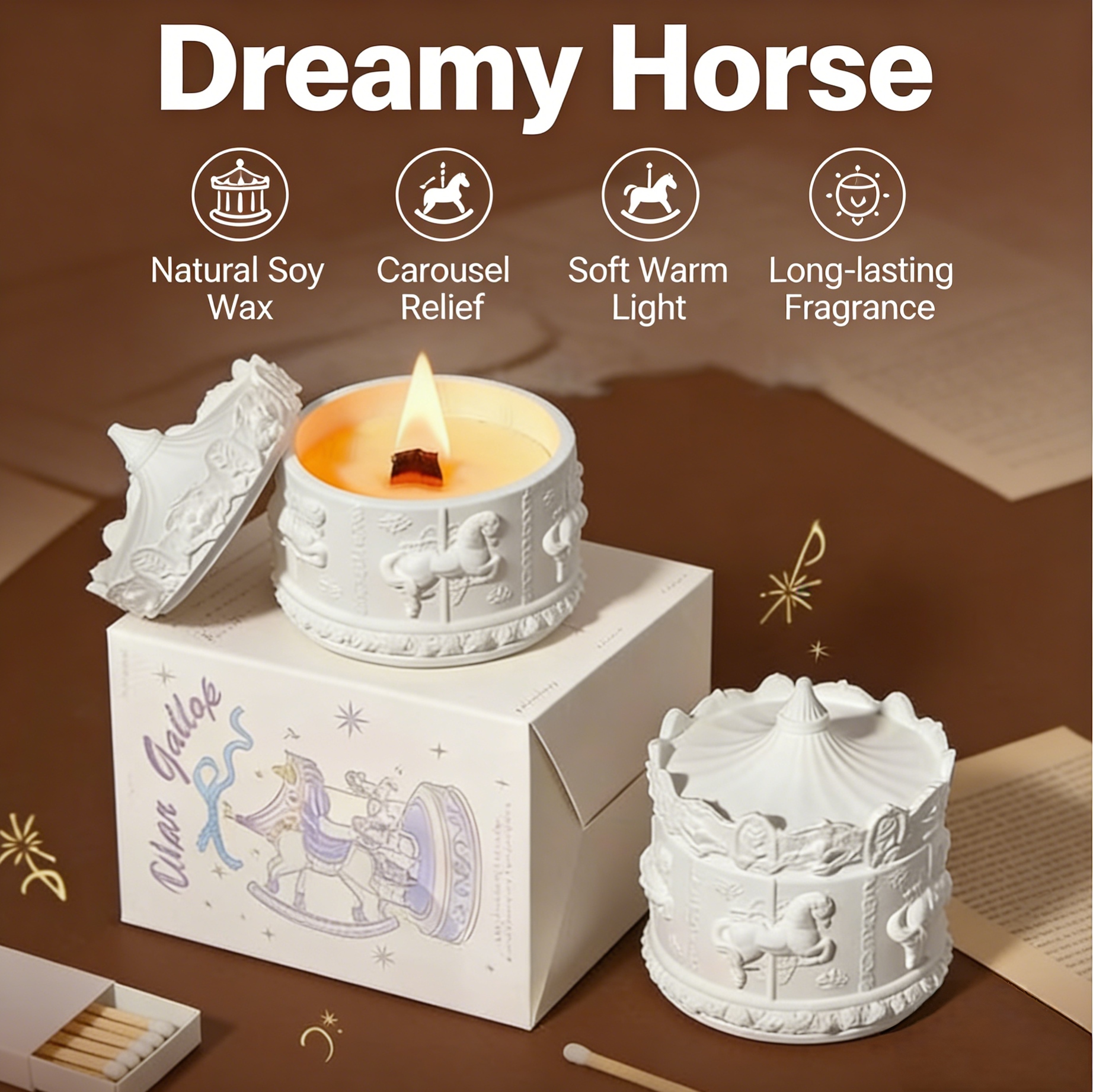 Carousel Aromatherapy Candle