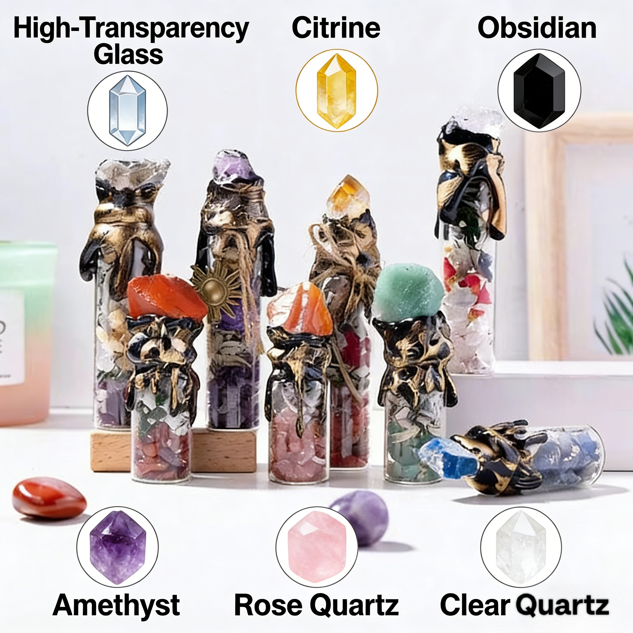 Crystal & Herb Energy Vial