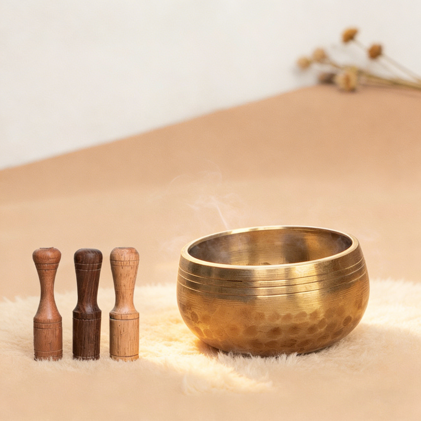 Nepal Mini Singing Bowl • Tibetan Sound Bowl • Yoga Meditation Bowl • Brass Chime • Mindfulness Healing Decor