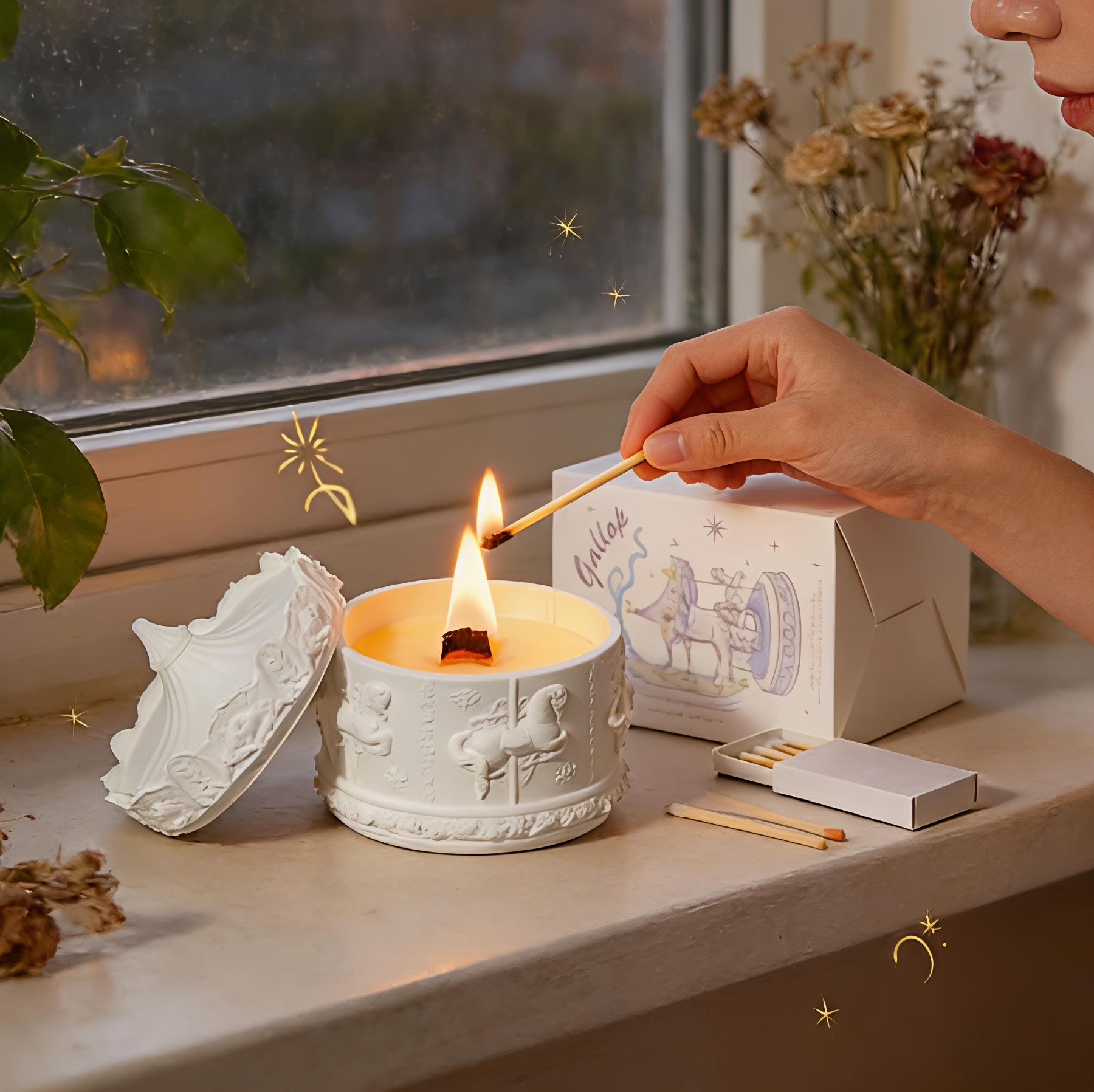 Carousel Aromatherapy Candle