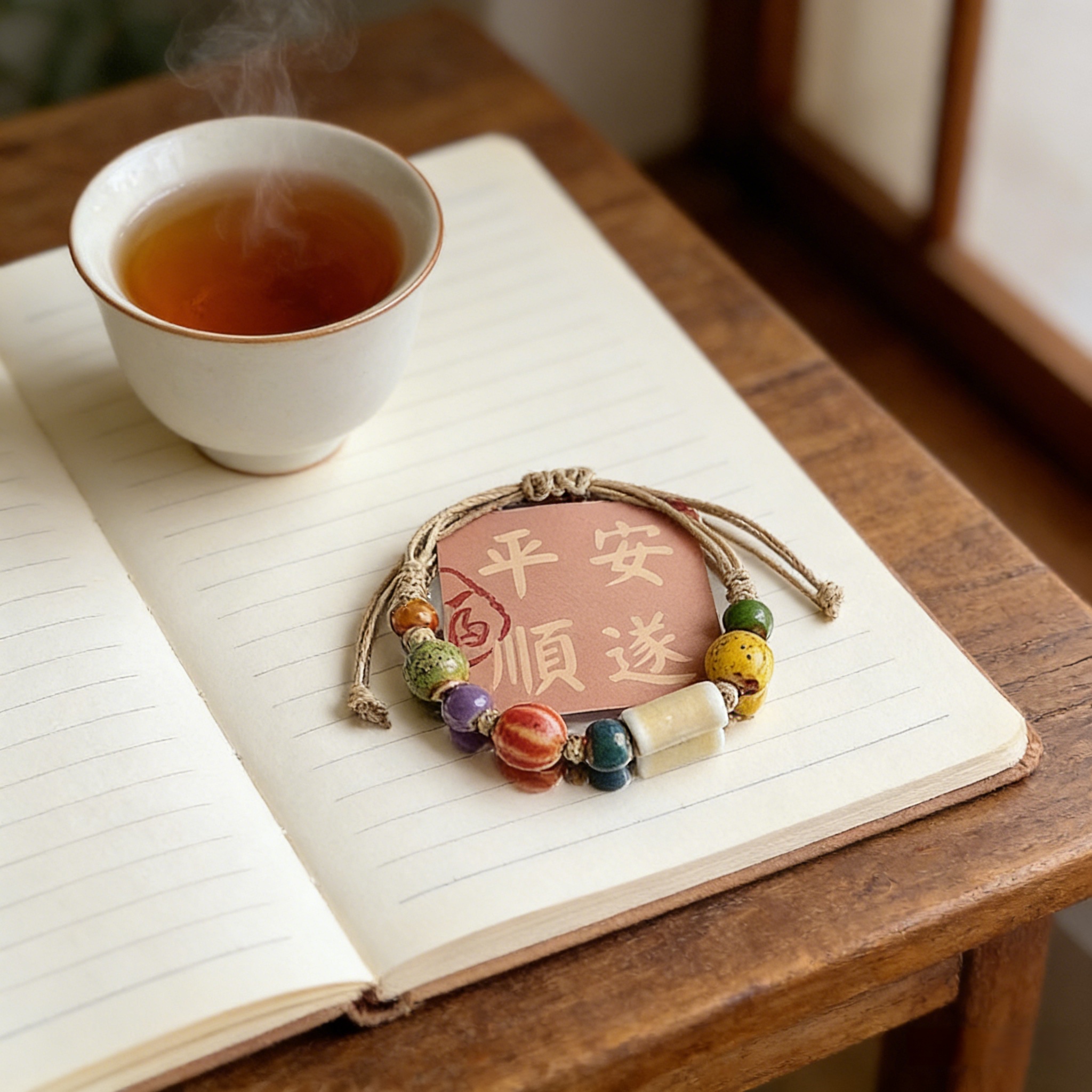 Jingdezhen Bloom Braided Bracelet