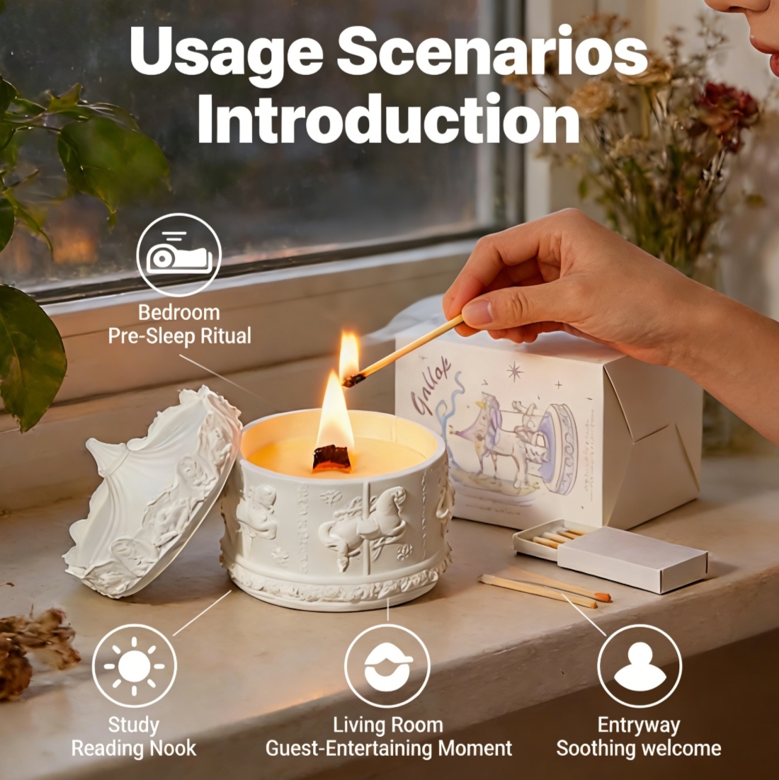 Carousel Aromatherapy Candle