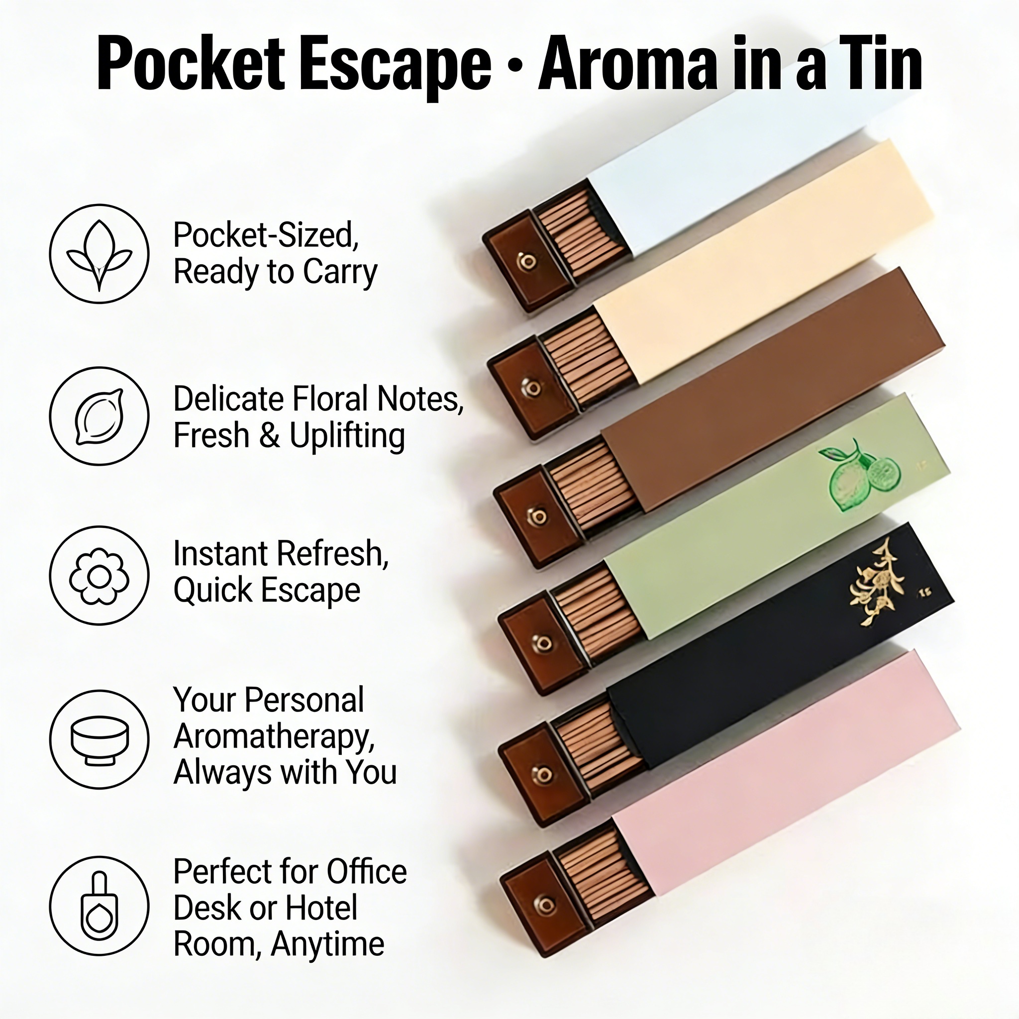 Bloom-on-the-Go: Floral Pocket Incense