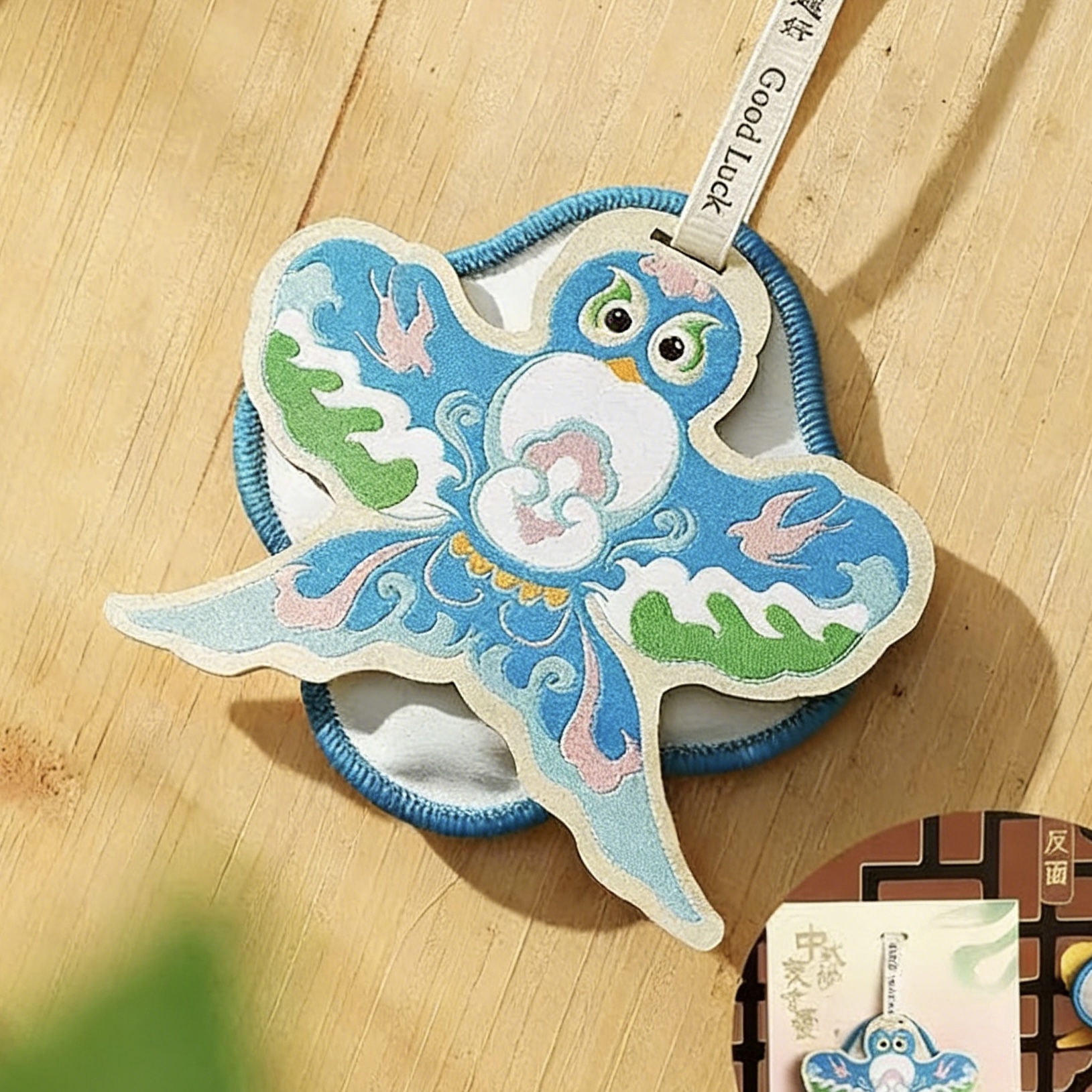 New Chinese Style "Fu Lu Shou Xi" Mugwort Sachet