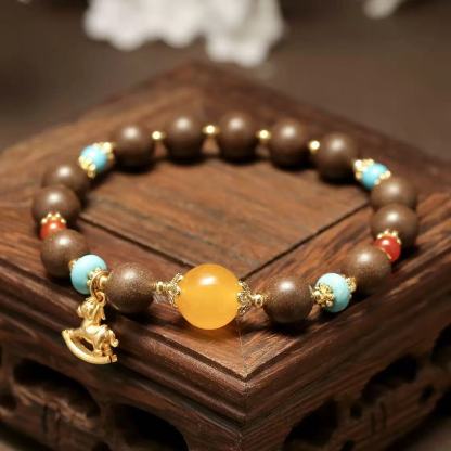 Five Elements Herbal Aromatherapy Prayer Bead Bracelet
