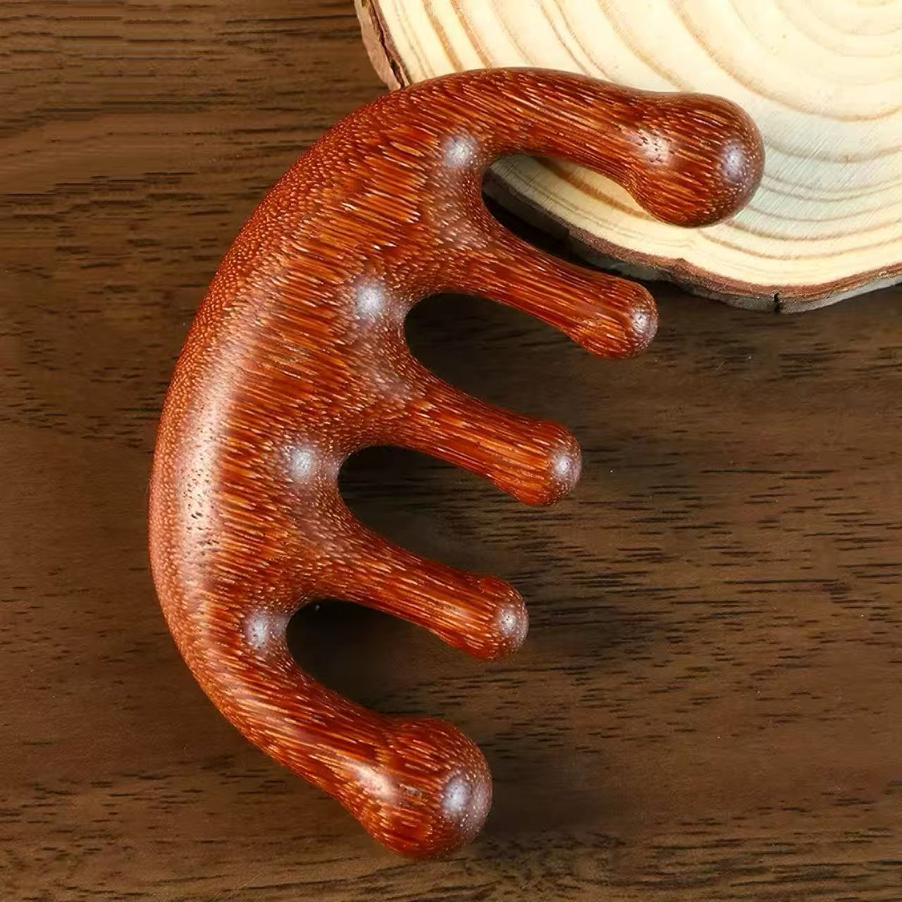 Sandalwood Acupressure Scalp & Meridian Massage Comb