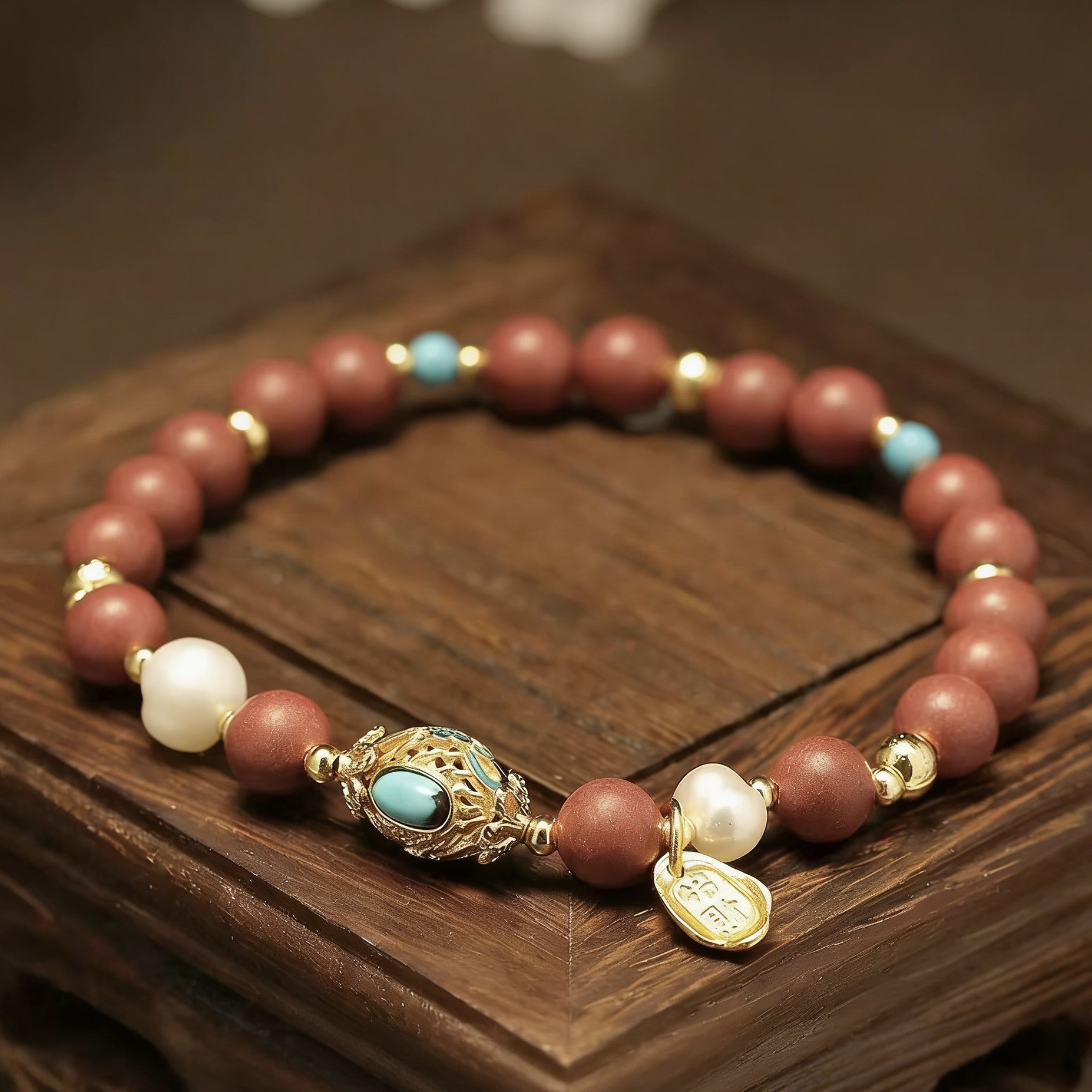 Five Elements Herbal Aromatherapy Prayer Bead Bracelet
