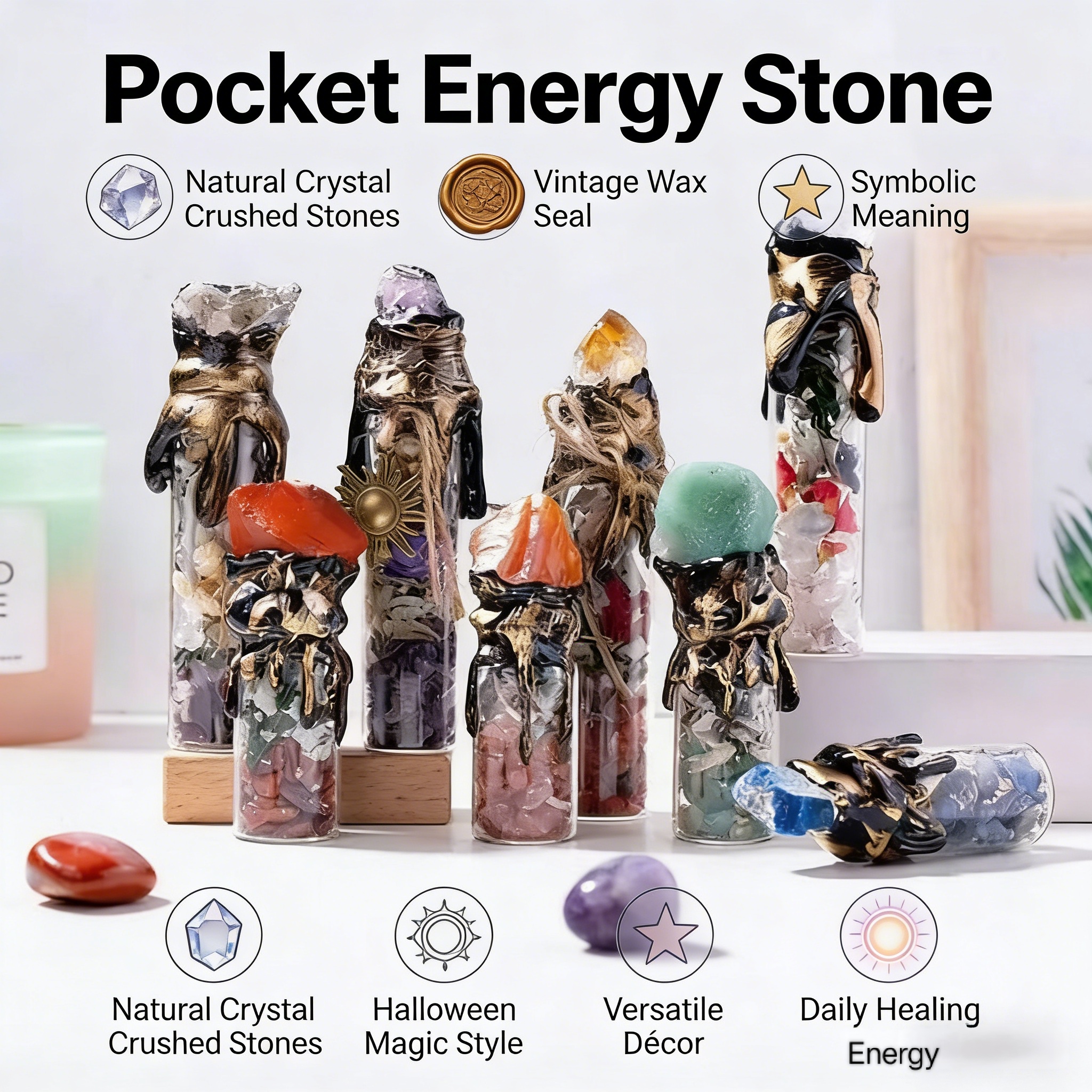 Crystal & Herb Energy Vial