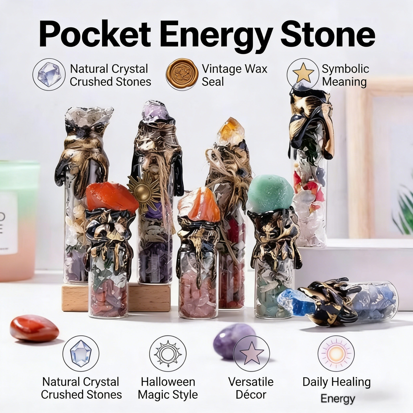 Crystal & Herb Energy Vial