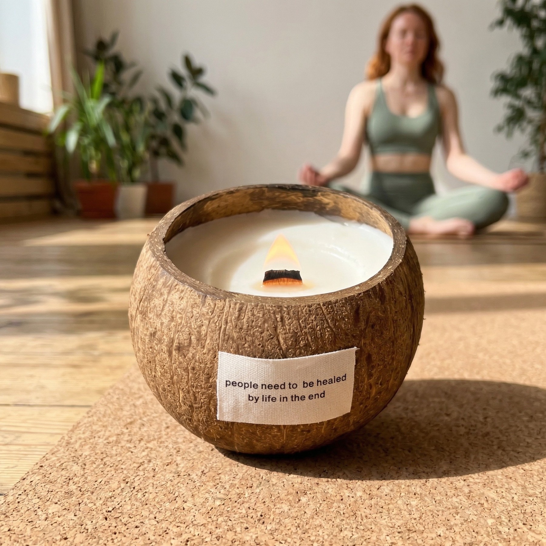 Premium Coconut Shell Aromatherapy Candle
