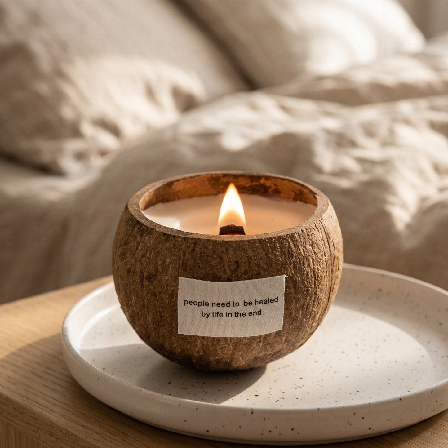Premium Coconut Shell Aromatherapy Candle